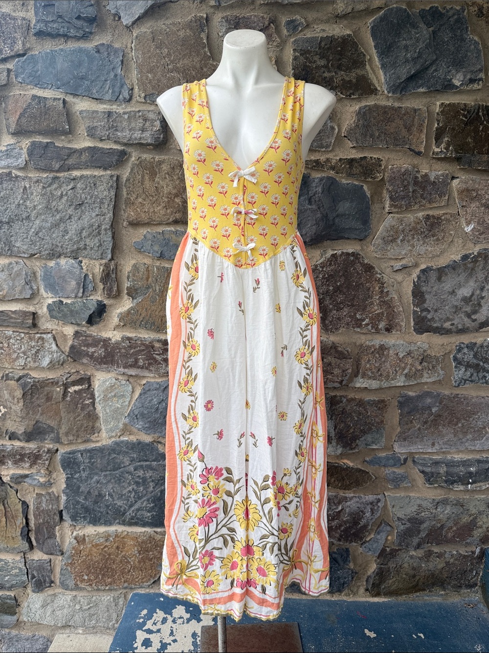 FREE PEOPLE  Bali Honeydew Jumpsuit size small